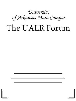 cover image of The UALR Forum